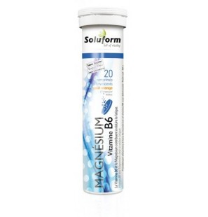 SOLUFORM Magnésium Vitamine B6 boite 20 comprimés effervescents