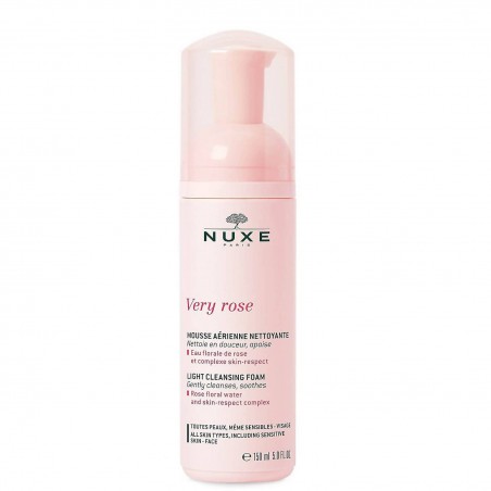 NUXE VERY ROSE mousse aérienne nettoyante 150 ml