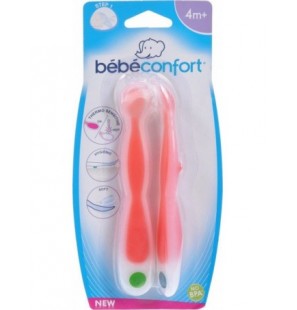 BEBE CONFORT cuillères en silicone douce thermosensible lot 2 unités