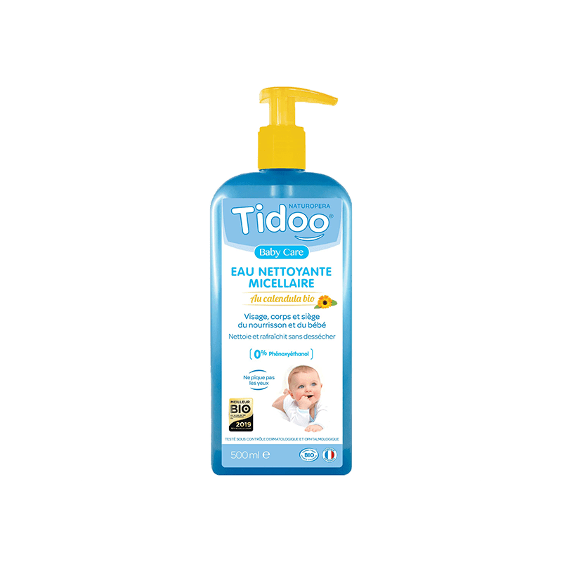 TIDOO BABY CARE eau micellaire au Calendula BIO | 1L