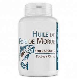 GPH DIFFUSION Huile De Foie De Morue 500 mg | 100 capsules