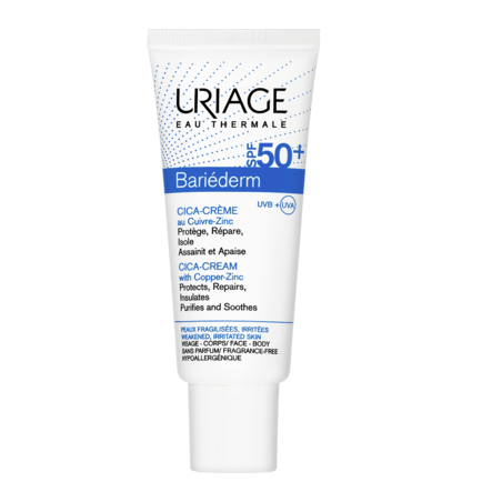 URIAGE BARIÉDERM - CICA-CRÈME SPF50+ Au Cuivre-Zinc 40 ML