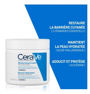 CeraVe Baume Hydratant Nourrissant Peau Sèche à Très Sèche | 454g