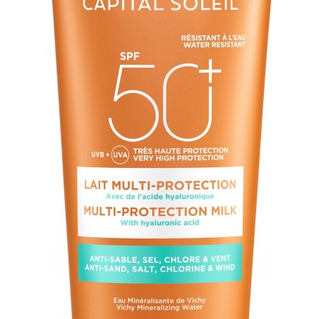 Vichy Capital Soleil Lait Multi-Protection SPF50+ Tous Types de Peaux | 200ml