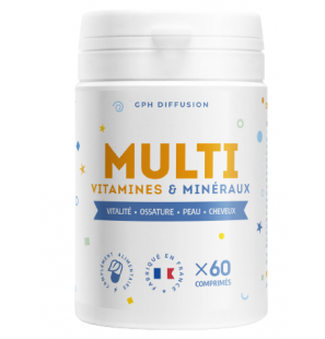 GPH DIFFUSION Multi-vitamines & Minéraux 500 mg | 60 comprimés