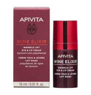 APIVITA WINE ELIXIR Crème Yeux & Lèvres 15 ml