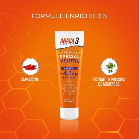 ANACA 3 crème Minceur Spécial Ventre 150 ml