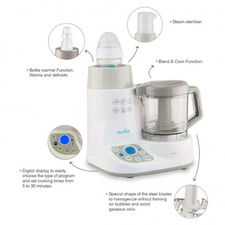 NUVITA PAPPASANA Robot culinaire Vapor Combo 6-in-1.