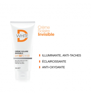 DWHITE crème solaire invisible spf 50+ | 50ml