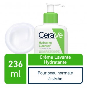 CeraVe Crème Lavante Hydratante Peau Normale à Sèche | 236ml