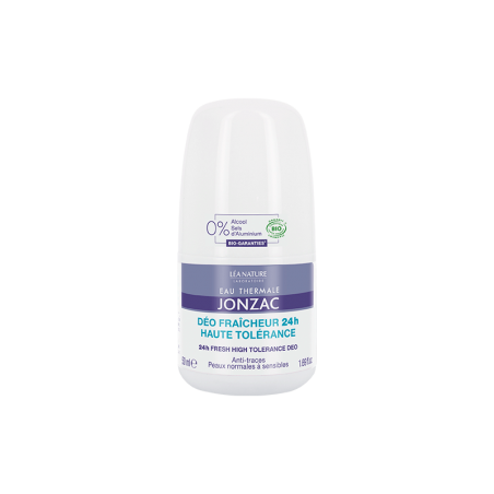 JONZAC FRÂICHEUR déodorant haute tolérance BIO 50 ml