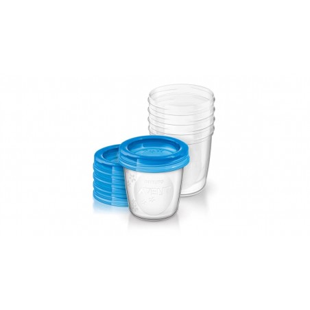 Avent Philips set pots de conservation pour lait maternel 180ml