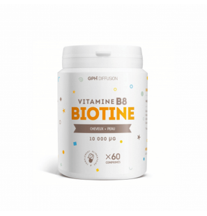 GPH DIFFUSION Biotine B8 10000 ug | 60 comprimés