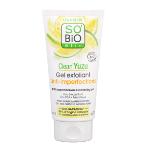 SO'BIO ETIC CLEAN’YUZU gel exfoliant anti imperfections | 150 ml