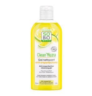 SO'BIO ETIC CLEAN’YUZU gel nettoyant anti imperfections | 200 ml