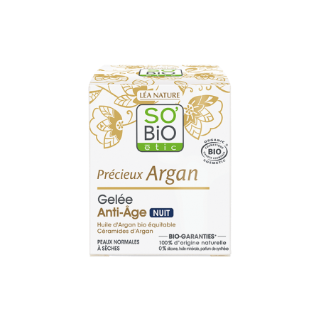 SO'BIO ETIC PRECIEUX ARGAN gelée anti-âge Nuit | 40 ml