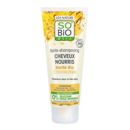 SO'BIO ETIC KARITÉ après shampooing cheveux nourris Bio | 200 ml