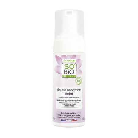 SO'BIO ETIC mousse nettoyante éclat | 150 ml