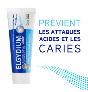 ELGYDIUM JUNIOR dentifrice 7-12 ans Bubble | 50 ml