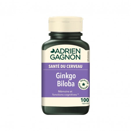 ADRIEN GAGNON Ginkgo Biloba 80 mg | 100 capsules