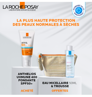 La Roche-Posay Anthelios UVMune 400 Crème Solaire Invisible | Peaux Sensibles Normales À Sèches | 50ml