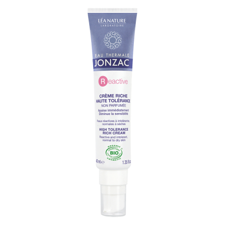 JONZAC REACTIVE CREME RICHE HAUTE TOLERANCE 40ML