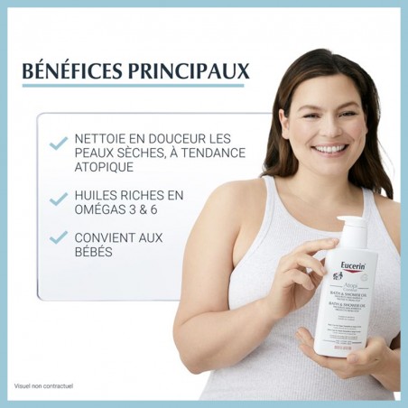 EUCERIN ATOPICONTROL HUILE DE BAIN 400 ML