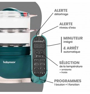 Robot cuiseur Nutribaby (+) Opal Green babymoov