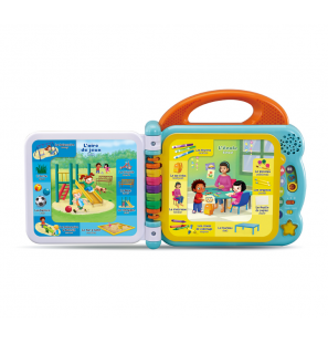 VTECH Livre interactif Mon imagier bilingue - Mes endroits préférés 1-4 ans