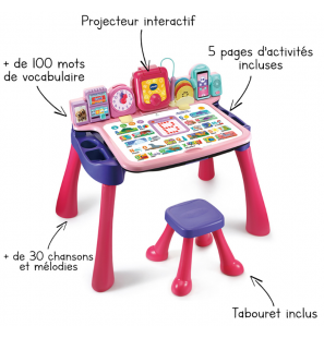 VTECH Magi bureau interactif 5 en 1 rose