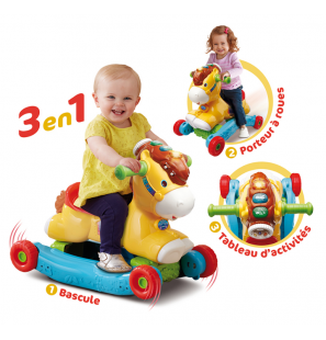 VTECH Porteur P'tit Galop Mon Poney Basculo (12-36 mois)