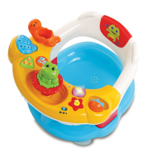 VTECH Super siège de bain interactif 2 en 1