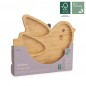 MINILAND assiette en bois oiseau +6mois