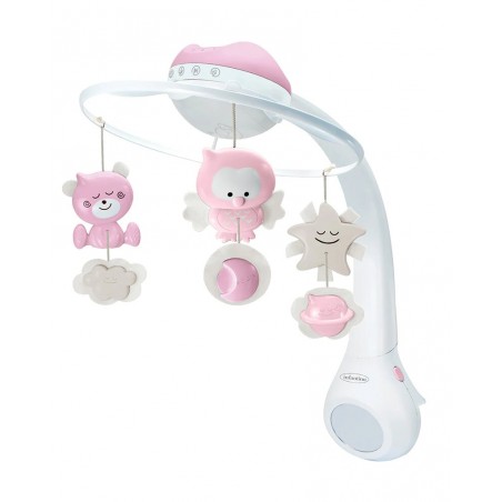 INFANTINO mobile douce nuit 3en1 rose