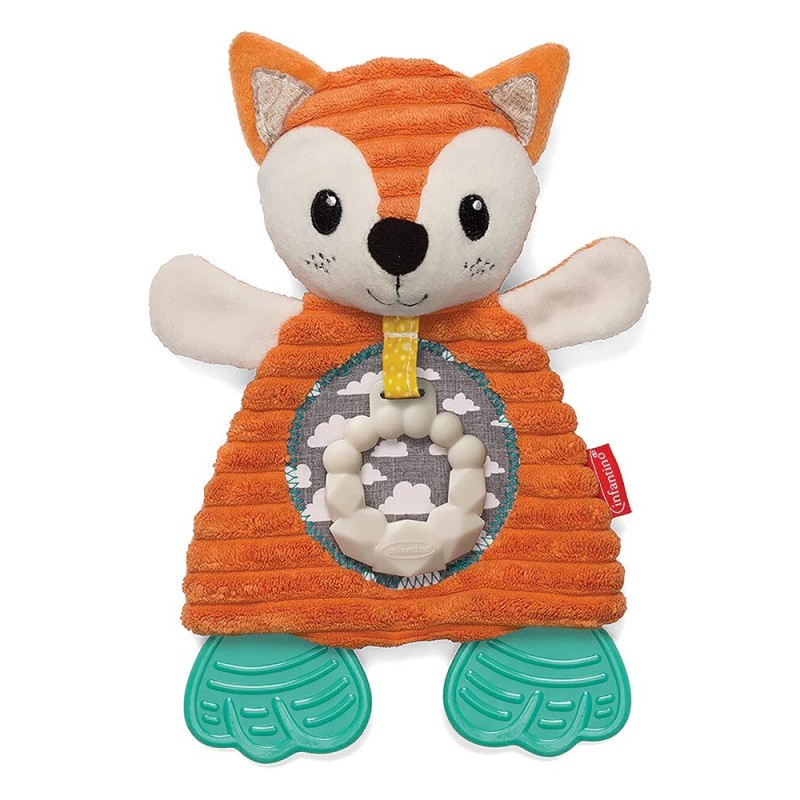 INFANTINO jouet de dentition en peluche renard go gaga