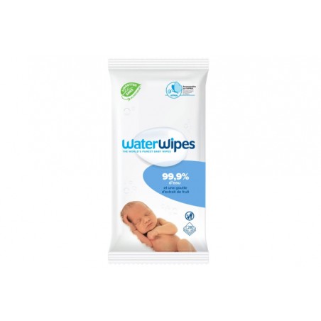 WATERWIPES Lingettes Biodégradables Bébé | 28 u