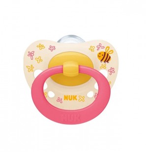 Nuk Sucette en Silicone Signature 6-18 mois Abeille Rose