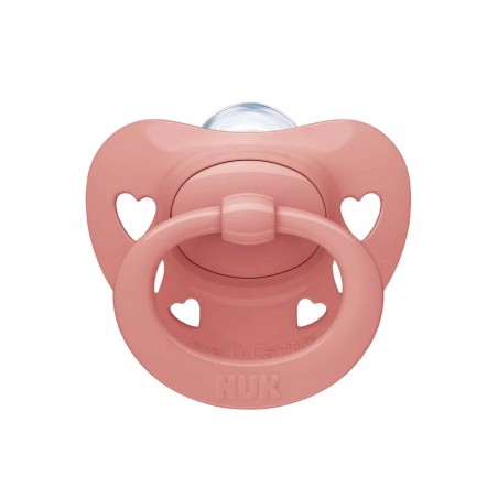 Nuk Sucette en Silicone Signature 0-6 mois Rose