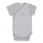 BIMBIPIRULOS  Body manches courtes taille 6 mois dots gris