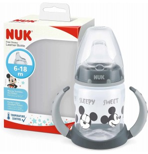 Nuk Tasse d’apprentissage Mickey 6-18mois 150ml - Gris