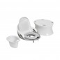 MS Innovations Pot Pot multi 3 en 1 Blanc