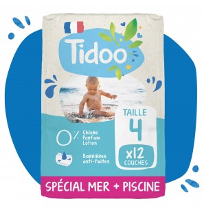 TIDOO culotte de bain Piscine Taille 4/M  (8-15kg) | 12 u