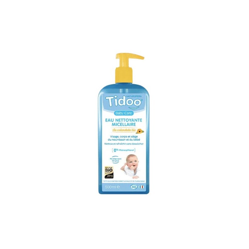 TIDOO BABY CARE eau micellaire au Calendula BIO | 500 ml