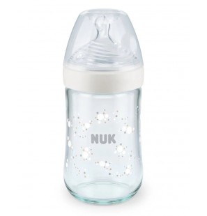 NUK Biberon En Verre Nature Sens 240ml