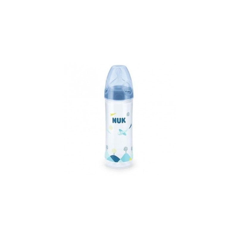 NUK 6-18m Biberons  PP AVEC TÉTINE EN SILICONE 250 ML