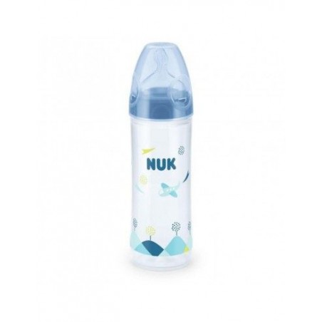 NUK 6-18m Biberons  PP AVEC TÉTINE EN SILICONE 250 ML