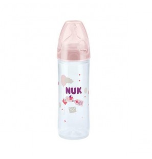 NUK 6-18m Biberons  PP AVEC TÉTINE EN SILICONE 250 ML