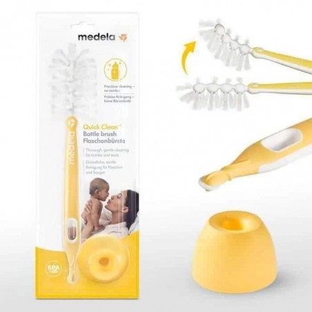 MEDELA Goupillon pour biberon et tétine Quick Clean avec supportAAA