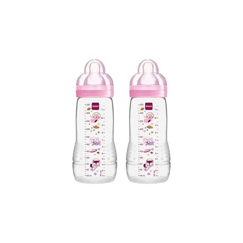 Mam biberon easy active rose 330ml