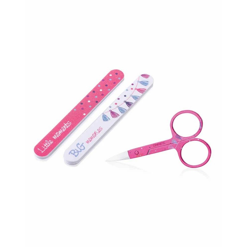 NUBY Set Manucure lames courtes et incurvées 0m+ - Rose